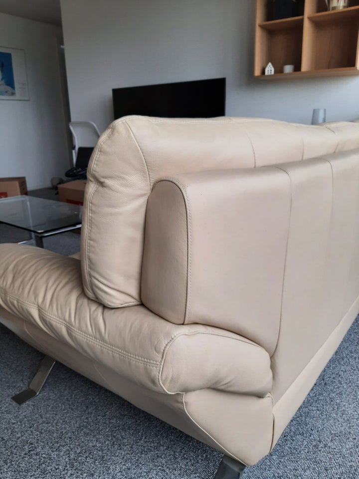 Sofa, læder, 2 pers.