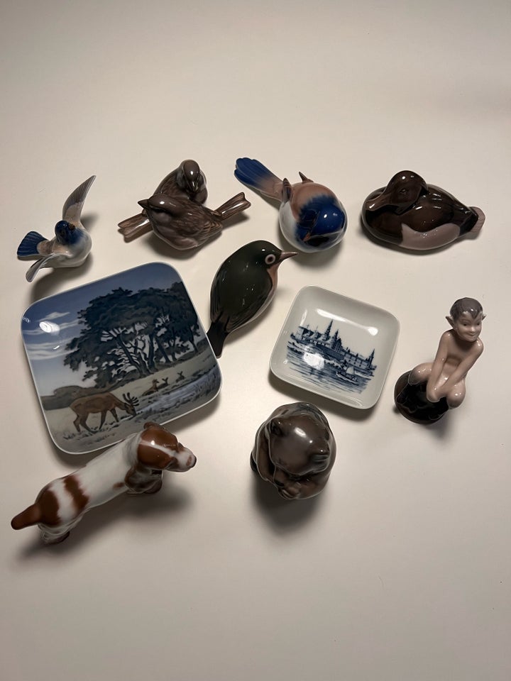 Porcelæn Figurer eller platte