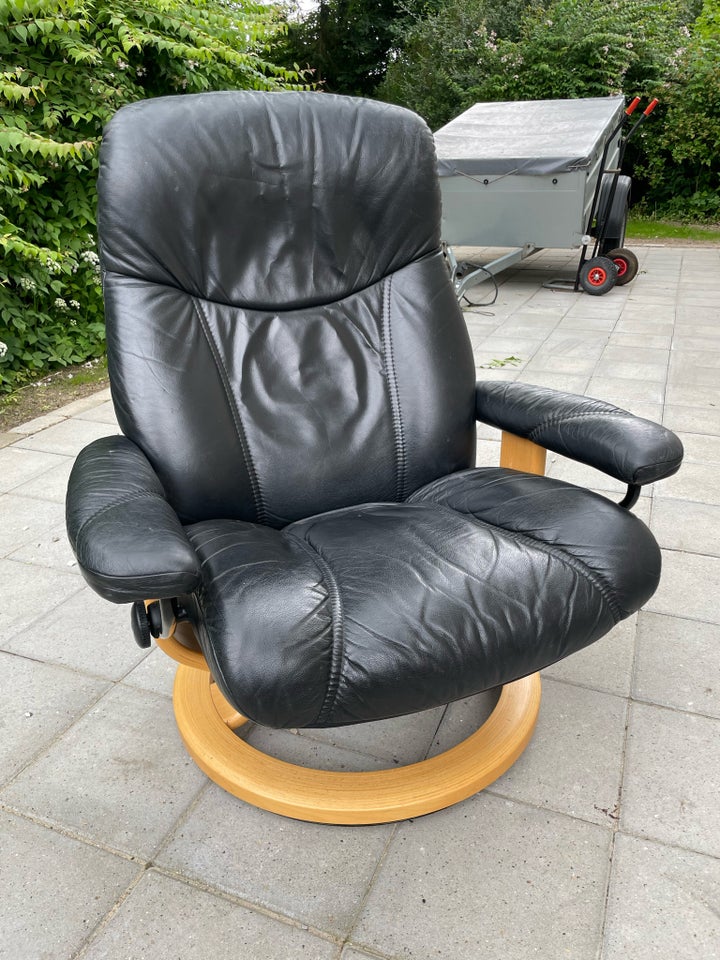 Lænestol læder Ekornes