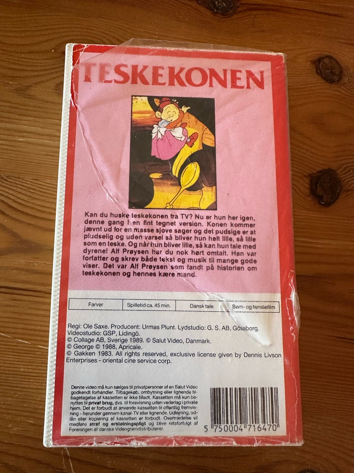 Tegnefilm Teskekonen