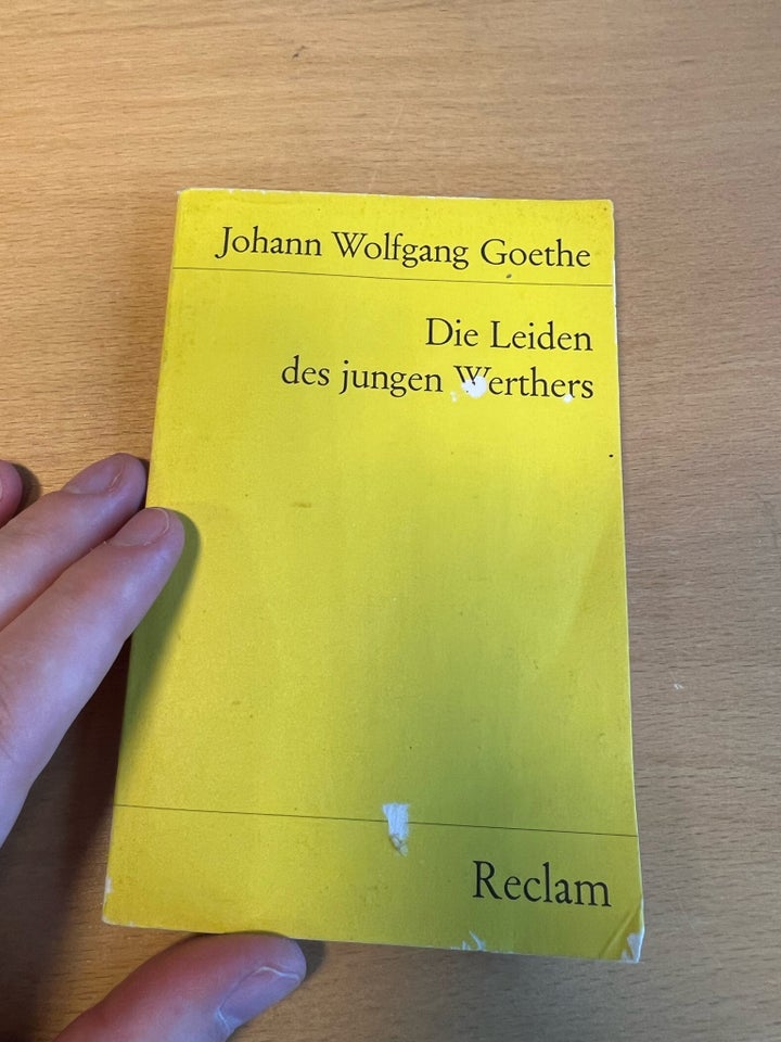 Die Leiden des jungen Werthers,