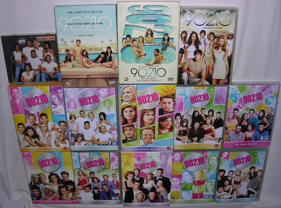 Beverly Hils 90210, DVD, TV-serier