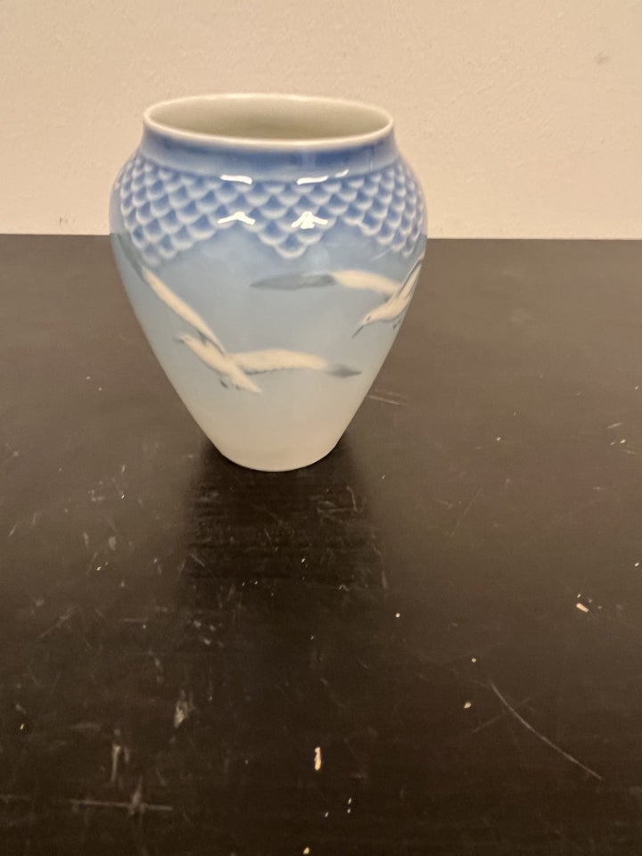 Porcelæn Mågestel Uden Guld Vase