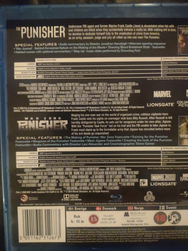 Punisher 2004+2008 (DK Tekst),