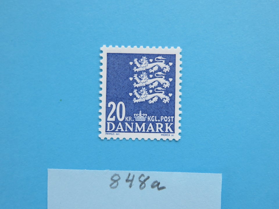 Danmark, postfrisk, AFA 848A