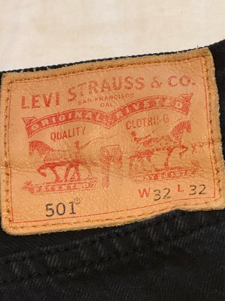 Jeans, Levis 501 str. 32/32 - næsten