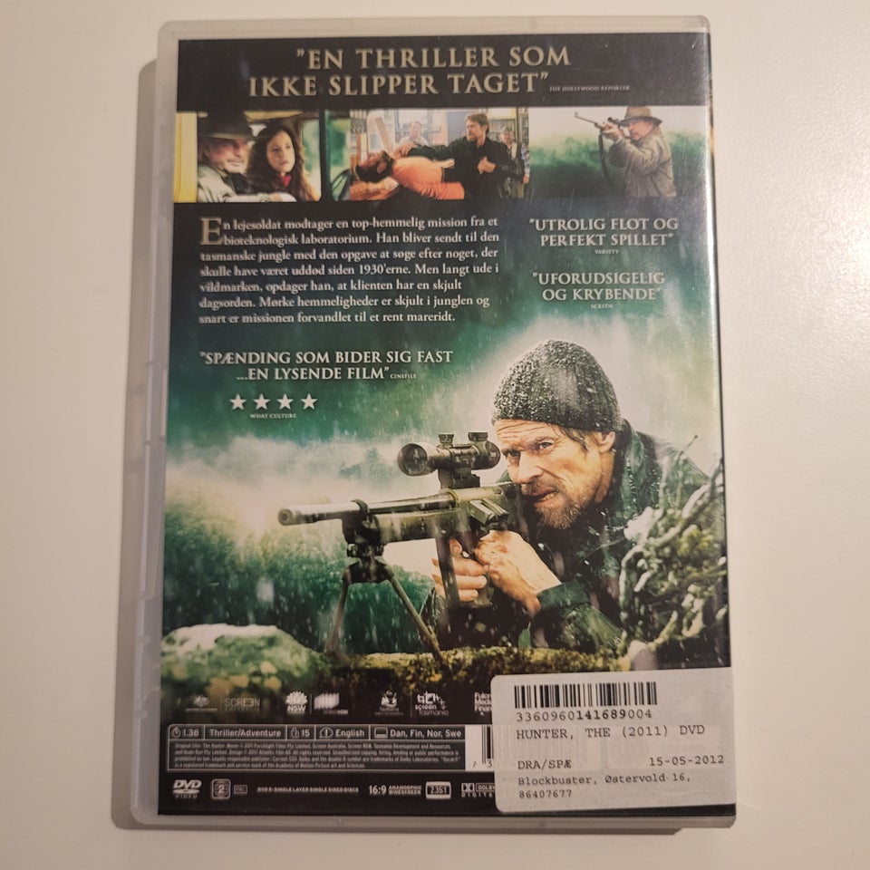 The hunter DVD action