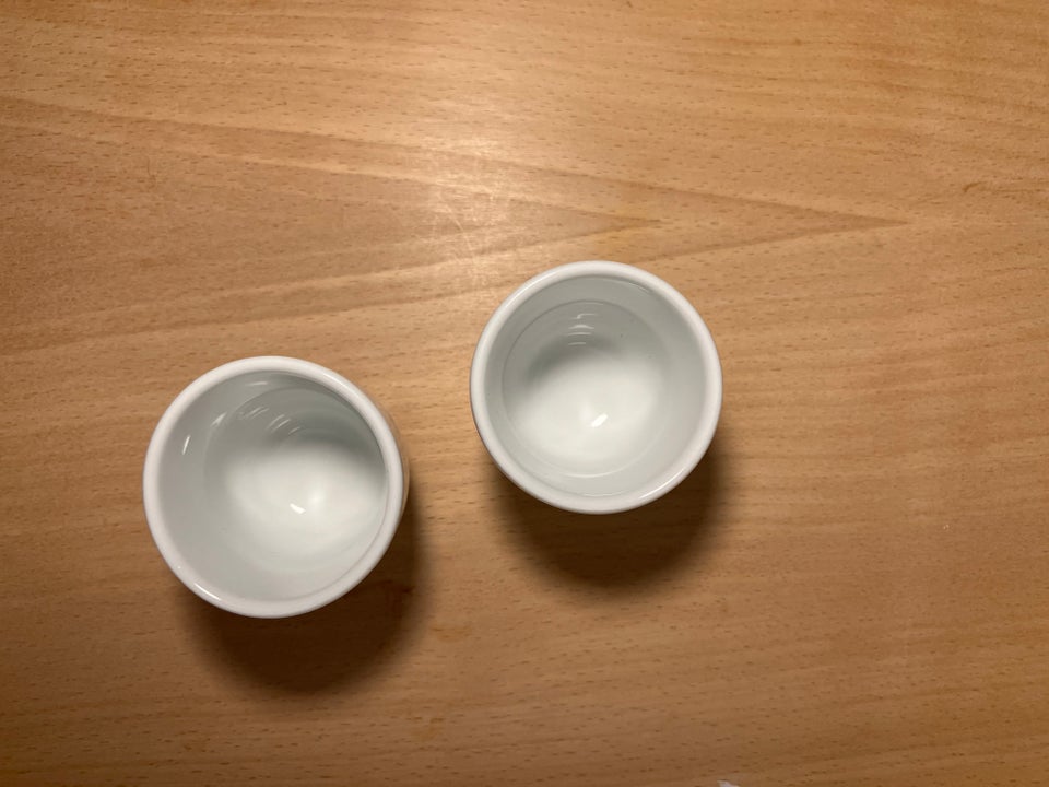 Porcelæn, blå mega æggebæger