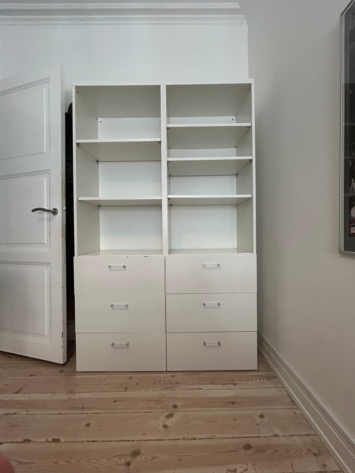 Reolsystem, IKEA, b: 120 d: 42 h: 193