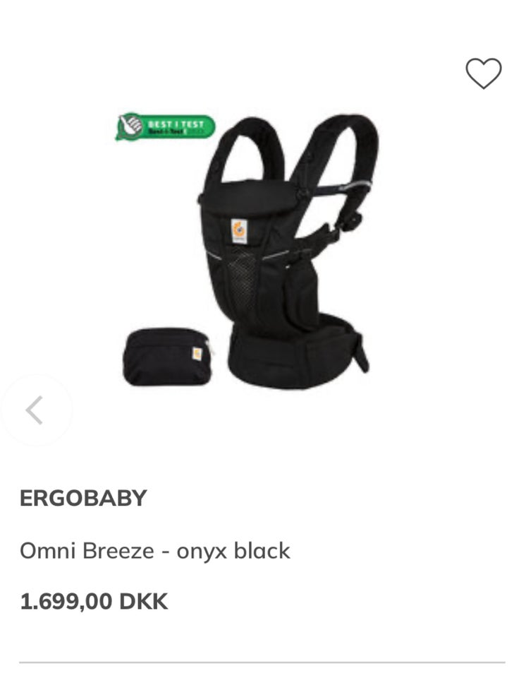 Bæresele, Ergobaby Omni breeze