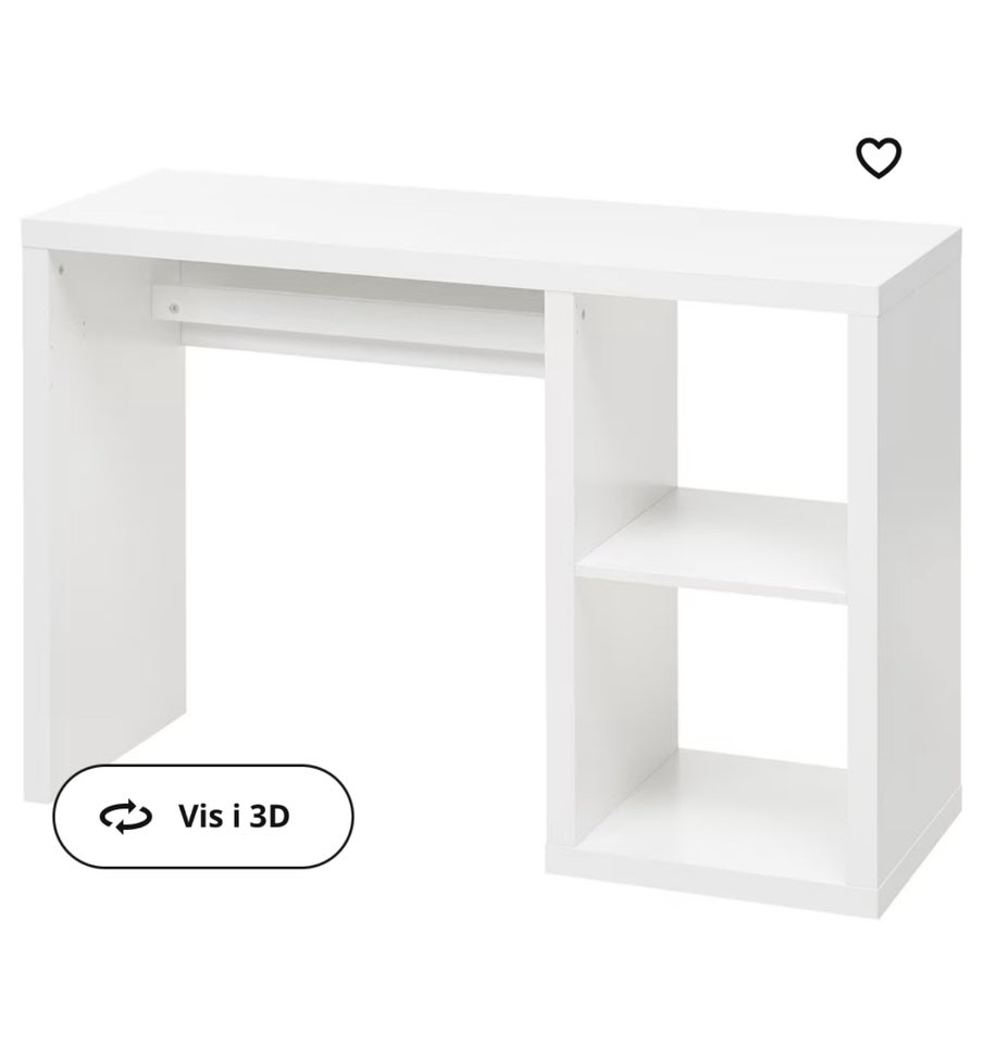 Skrivebord, Ikea, b: 111 d: 40 h: 77