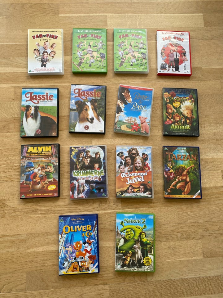 Tv-serier, dvd film, Pc spil og