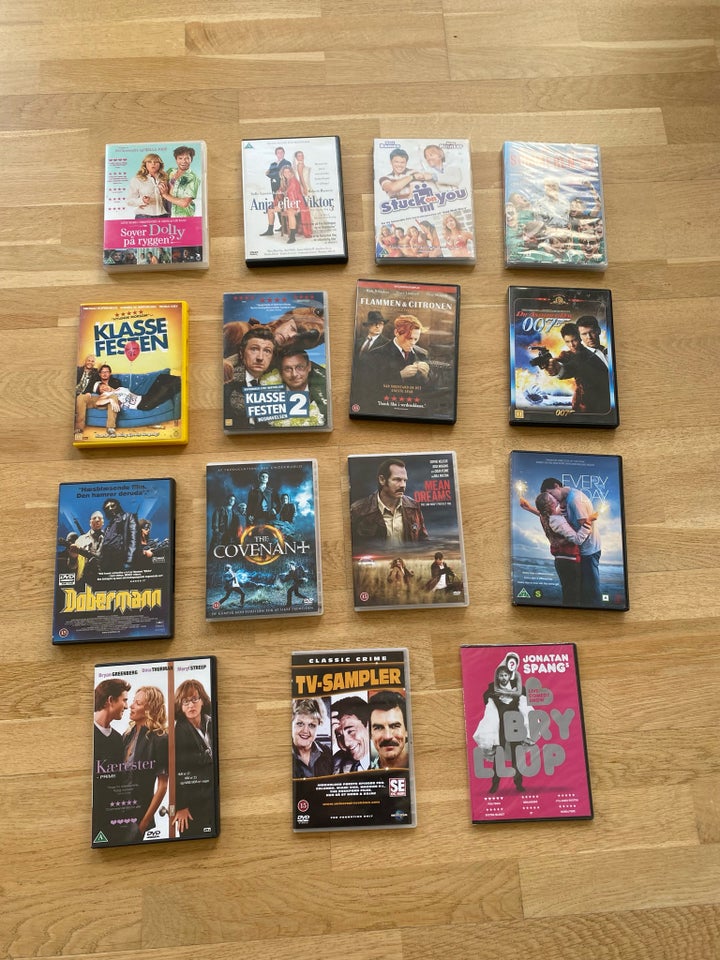 Tv-serier, dvd film, Pc spil og