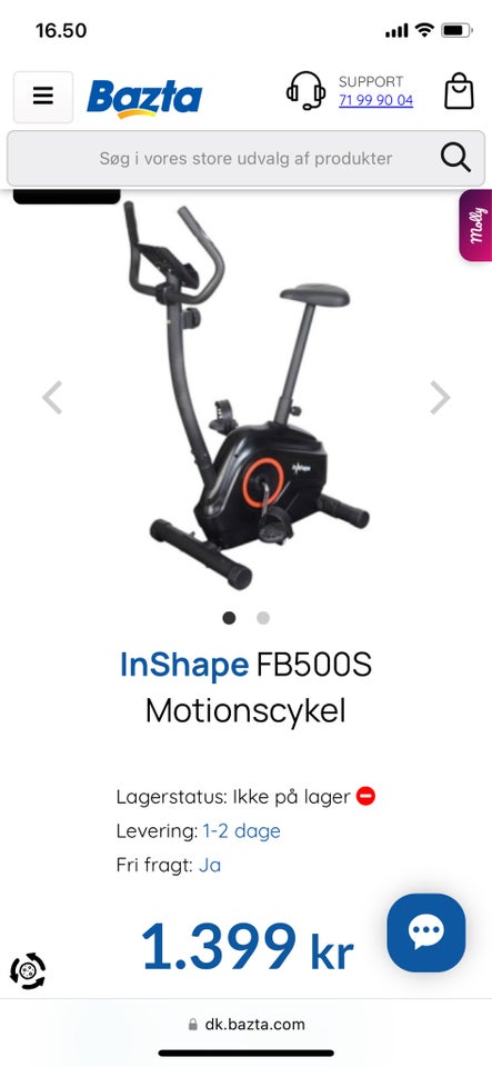 Andet, Motionscykel, Inshape