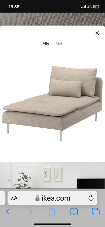 Tilbehør til sofa stof Ikea