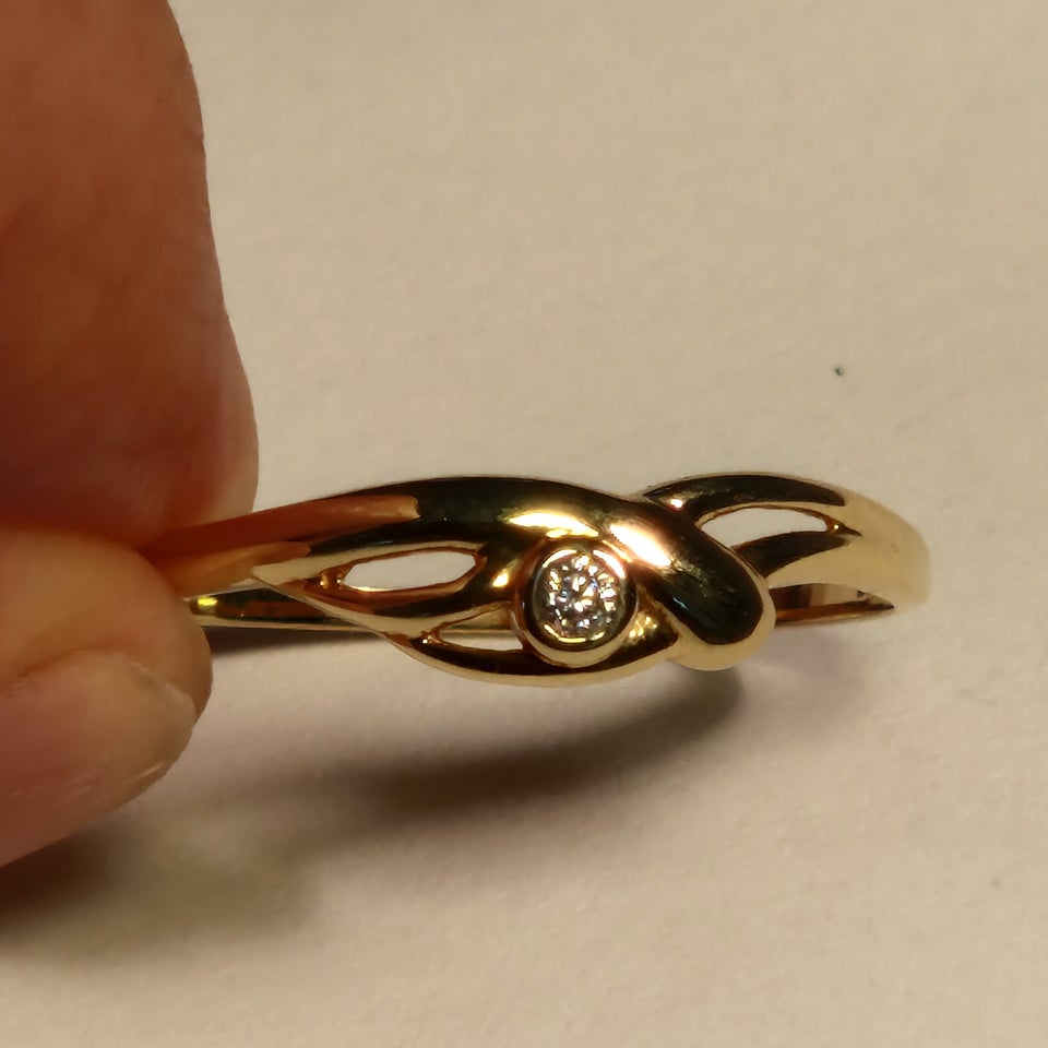 Fingerring, guld, 333 GFAB