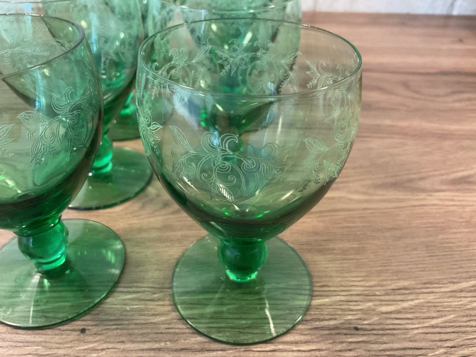 Glas, Holmegaard krystal grøn