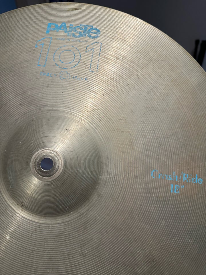 Bækken, Paiste 101 18” Crash / Ride