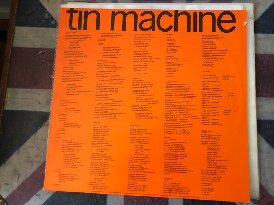 LP Tin Machine(David Bowie) Tin