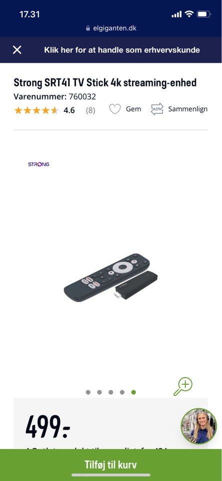 Strong SRT41 TV Stick 4K, Strong,