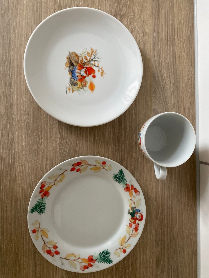 Porcelæn, Kop og kagetallerken og