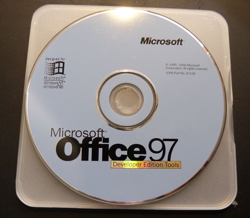 Office 97 developer ed tools