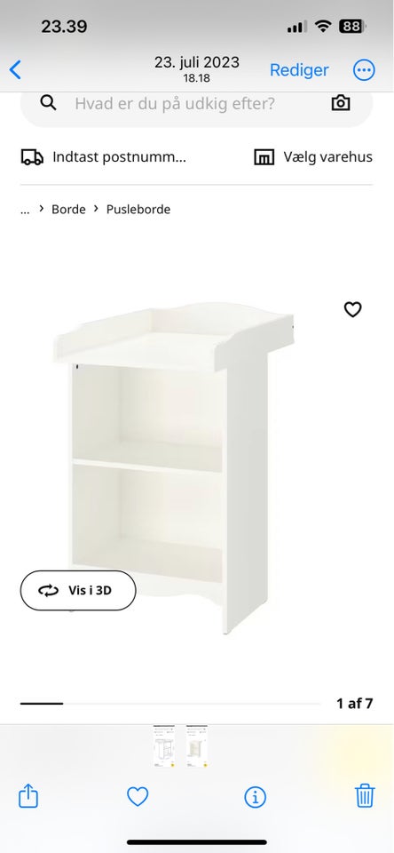 Puslebord Ikea Smågörqp