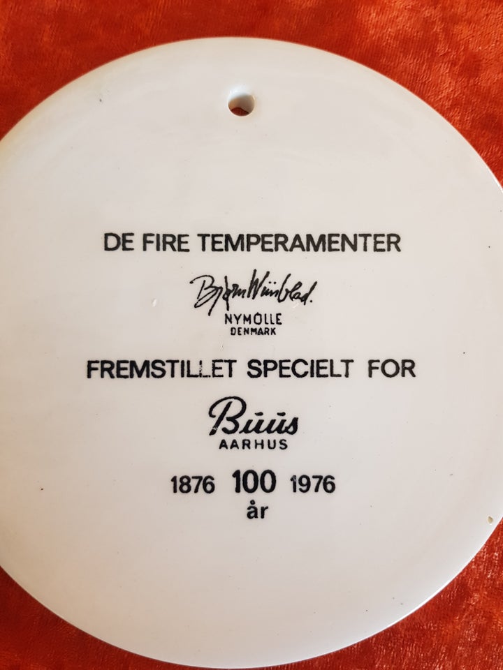 De 4 temperamenter platter Bjørn