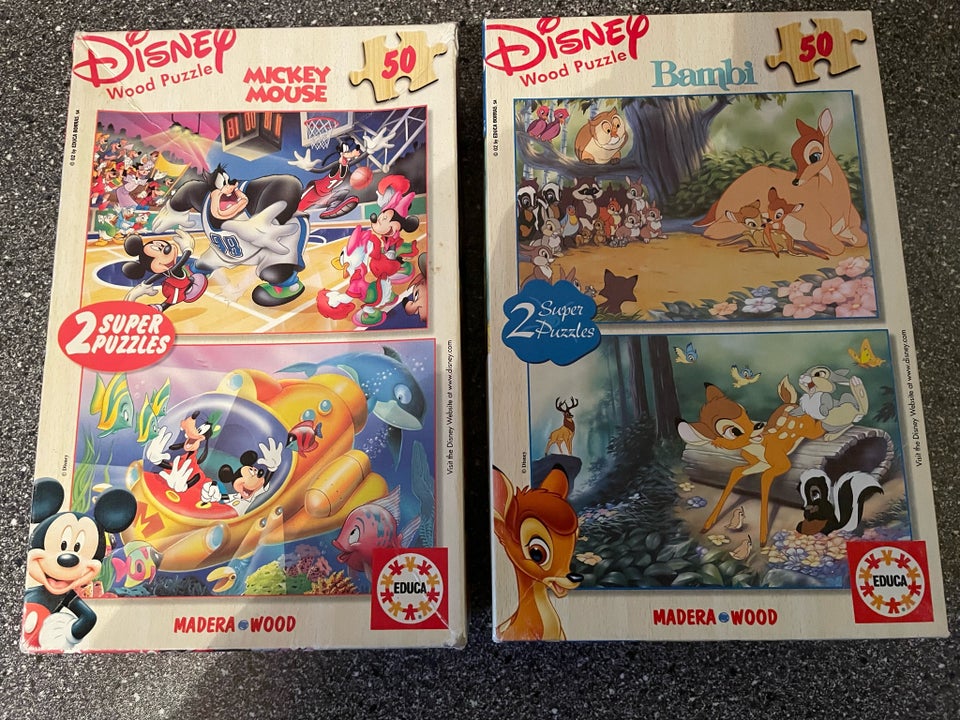 Puslespil, Disney wood puzzle,