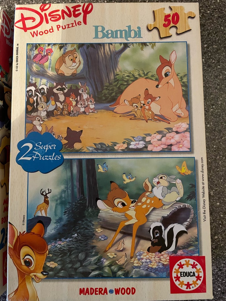 Puslespil, Disney wood puzzle,