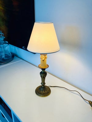 Fransk bordlampe i messing
