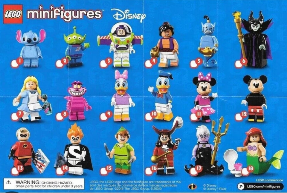 Lego Minifigures Disney serie 1