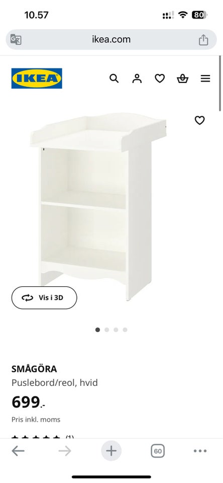 Puslebord, IKEA SMAGORA