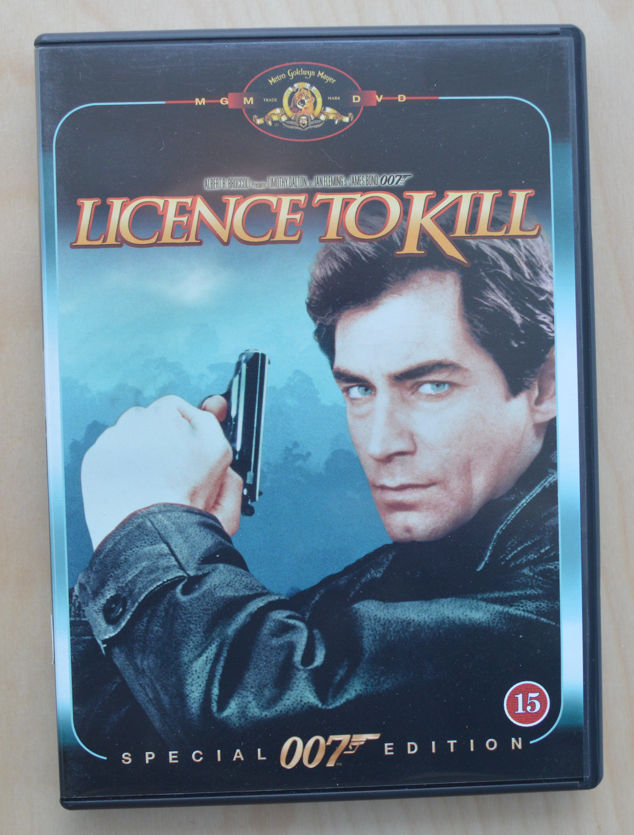 James Bond Licence to Kill, DVD,