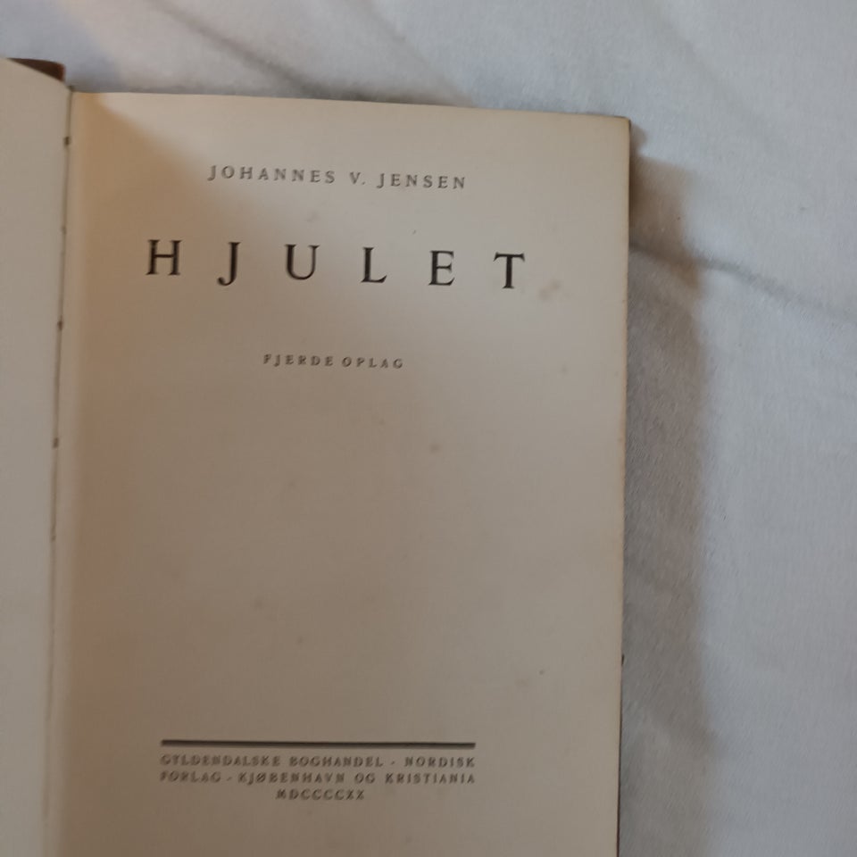 Hjulet, Johannes V. Jensen, genre: