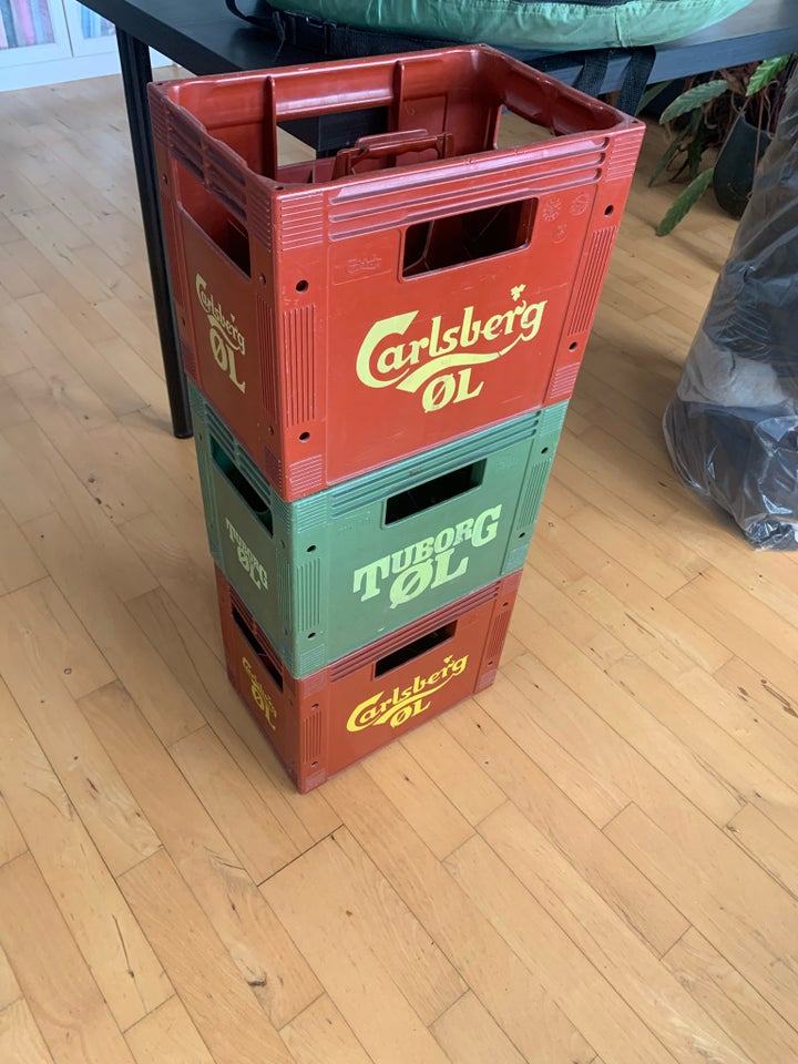 Ølkasser x 3 Tuborg  Carlsberg