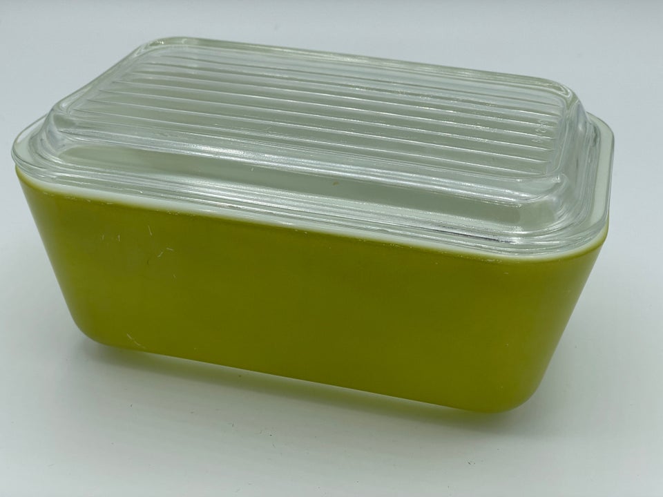 Glas Grøn vintage pyrex bageform