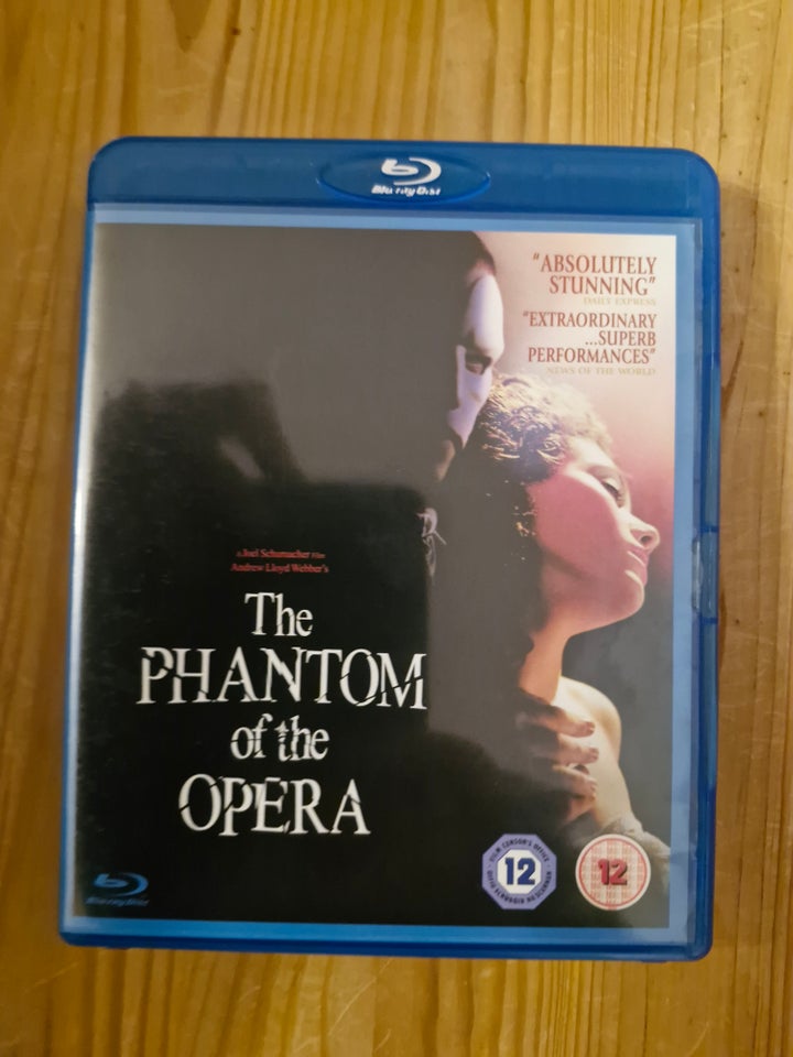 The Phantom of the Opera, Blu-ray,