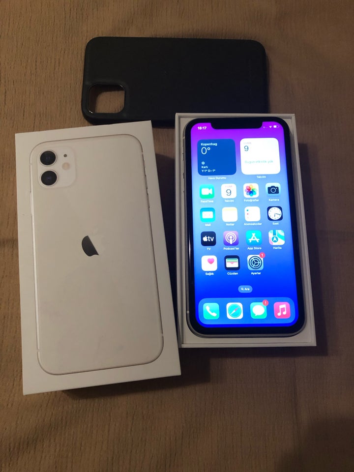 iPhone 11, 64 GB, hvid