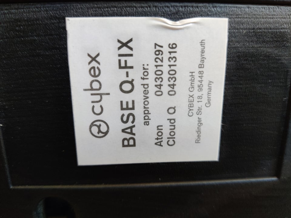 Isofix base, op til 13 kg , Cybex