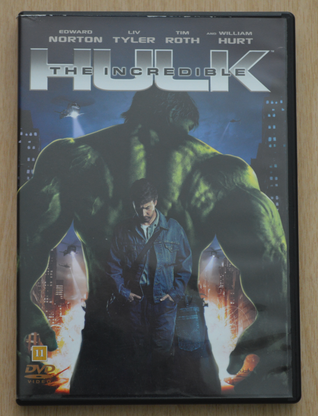 The Incredible Hulk, DVD, action