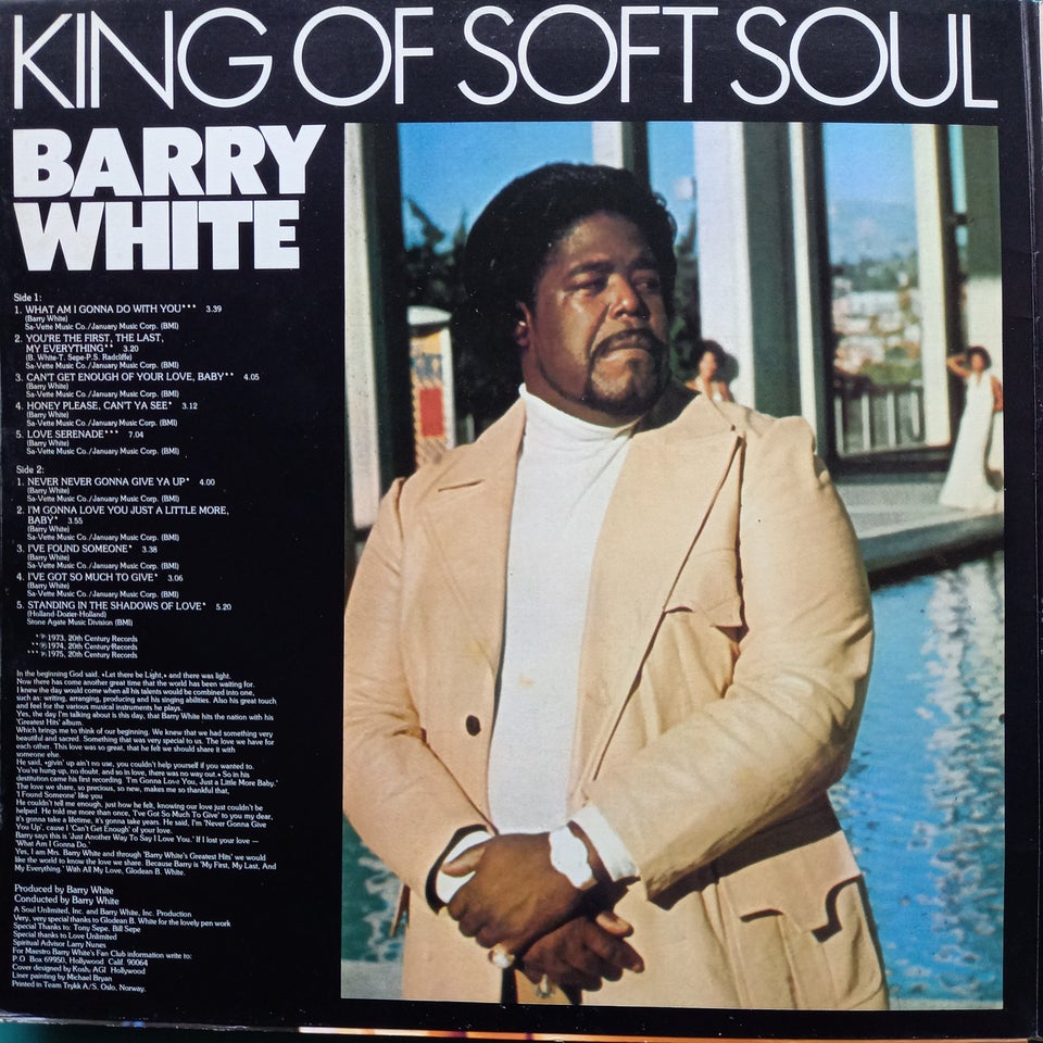 LP, Barry White, Greatest Hits