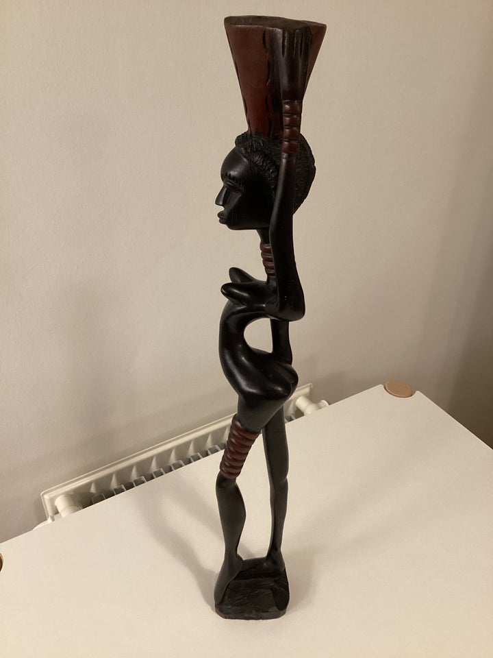 Afrikansk Træ figur  Kvinde Gambia