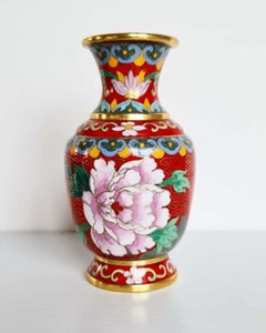 Cloisonne vase