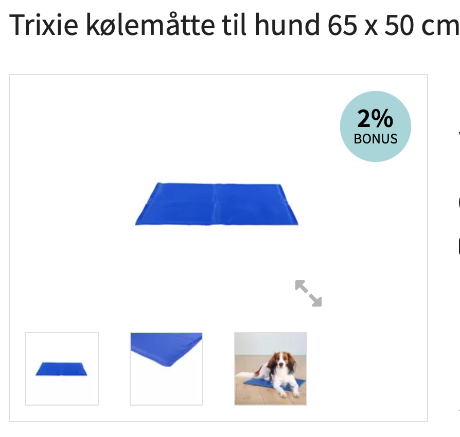 Andet, køling måtte