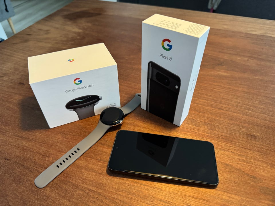 Google Pixel 8 128 GB + Pixel Watch,