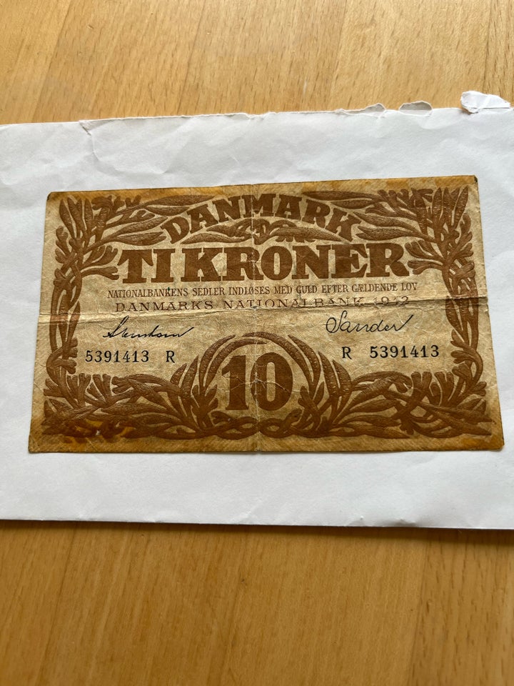 Danmark, sedler, 10 kr