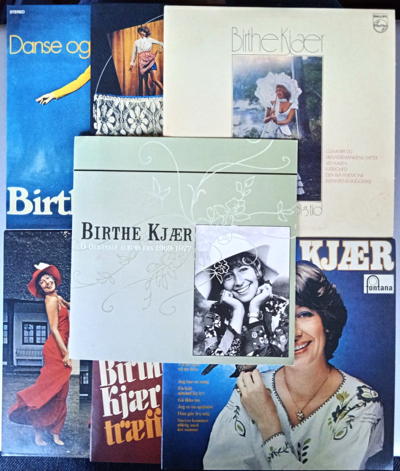 Birthe Kjær: 6 originale albums fra