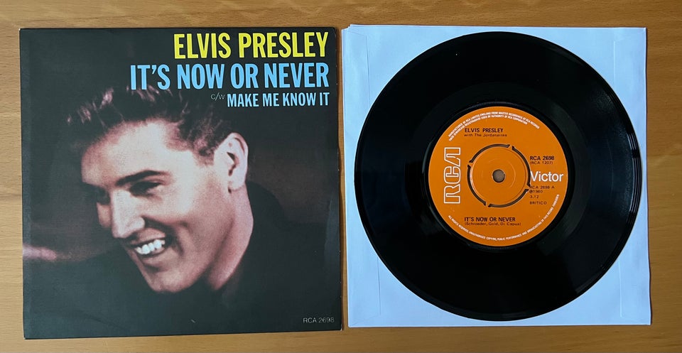 Single, Elvis, It’s Now or Never