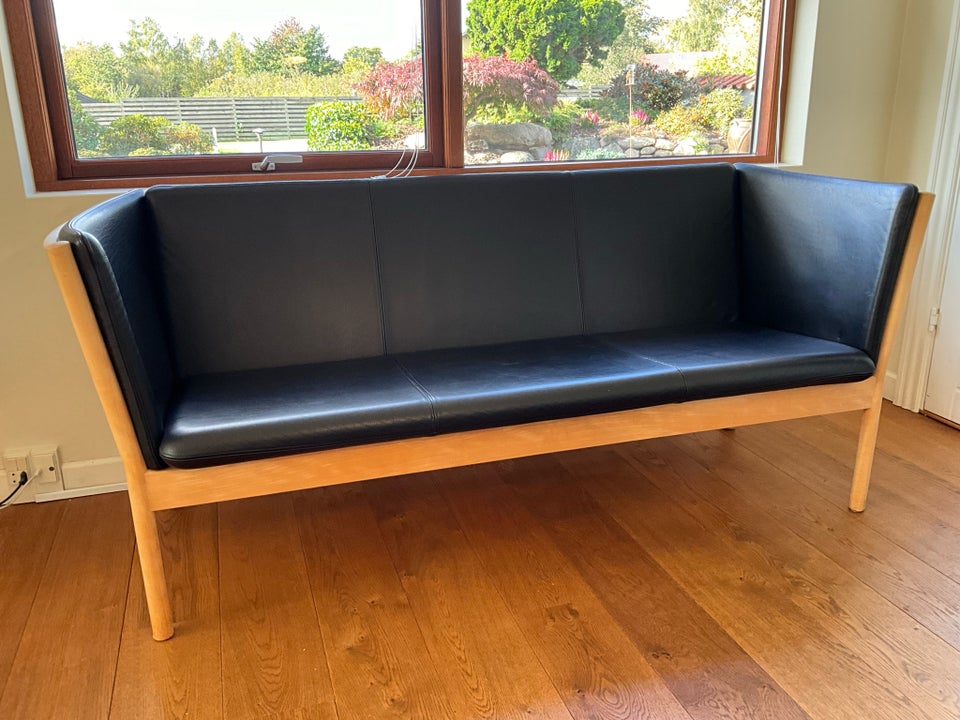 Sofa, læder, 3 pers.